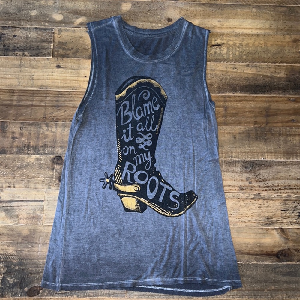 Blame it on my Roots Muscle Tee
